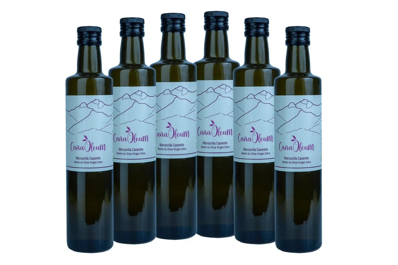 garrafas medianas aceite de oliva
